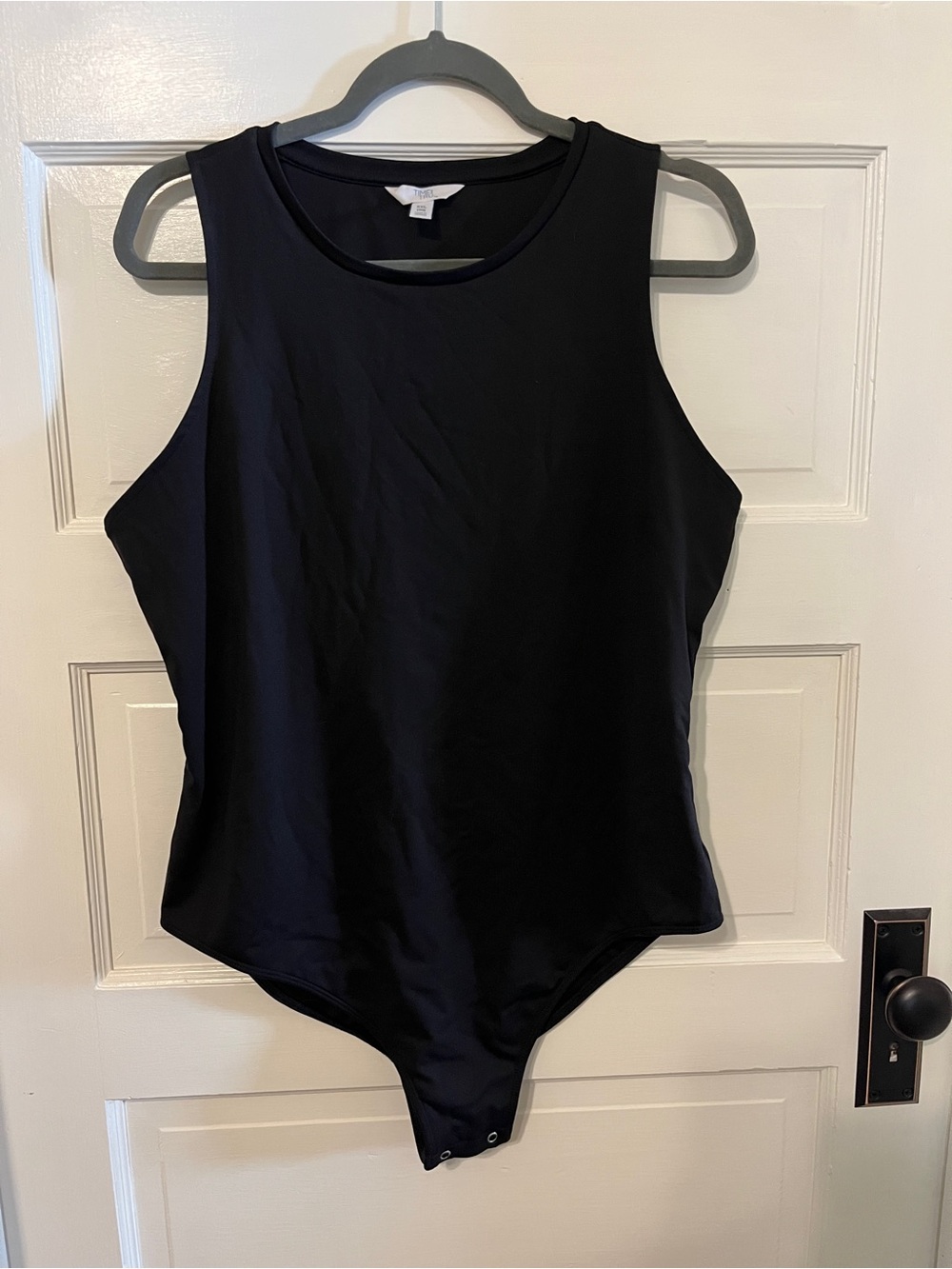 Black High-Neck Bodysuit